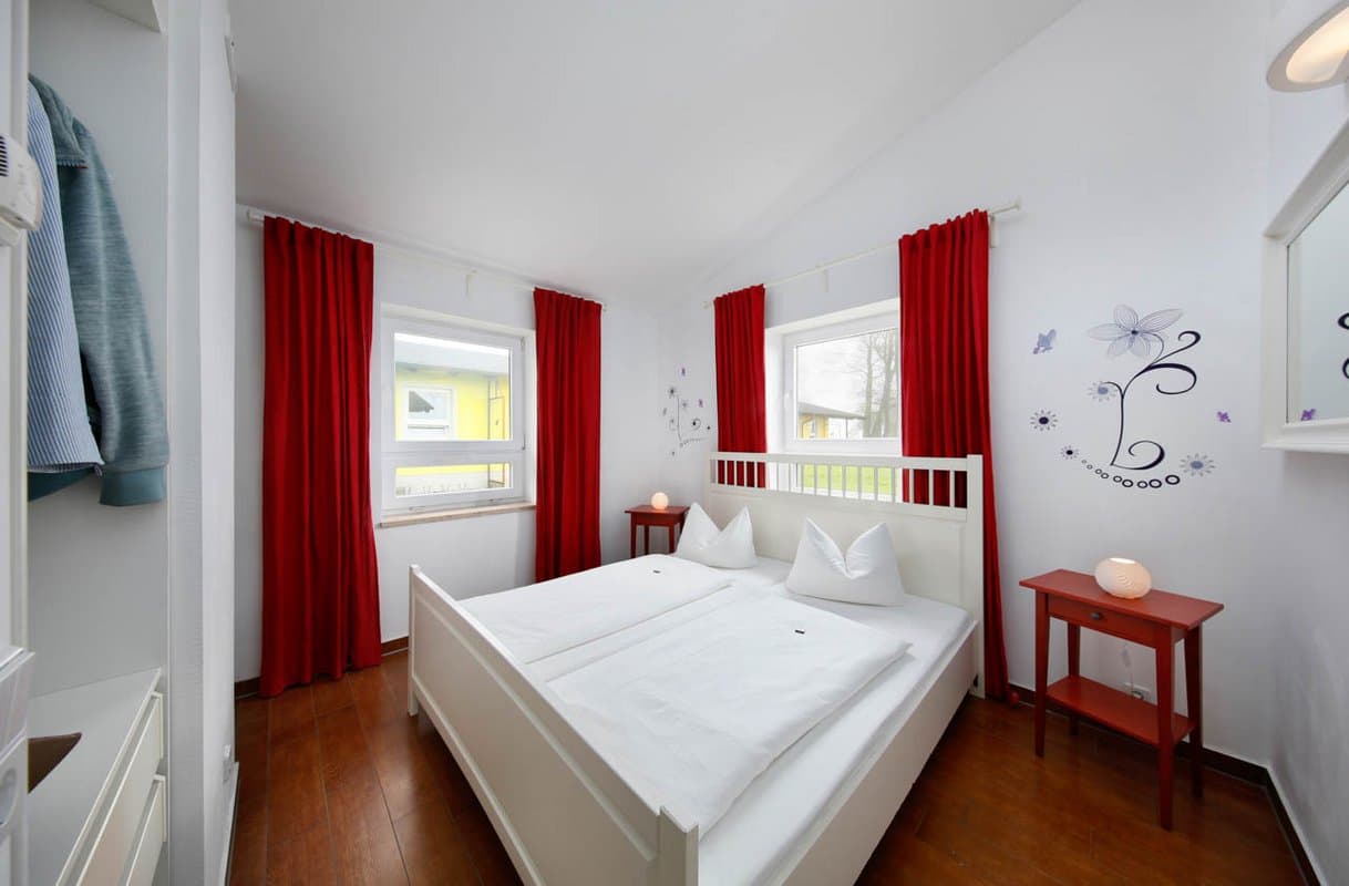 Ferienhäuser Schlafraum Galleriebild